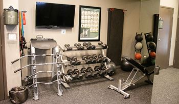 Fitness Center with Weights